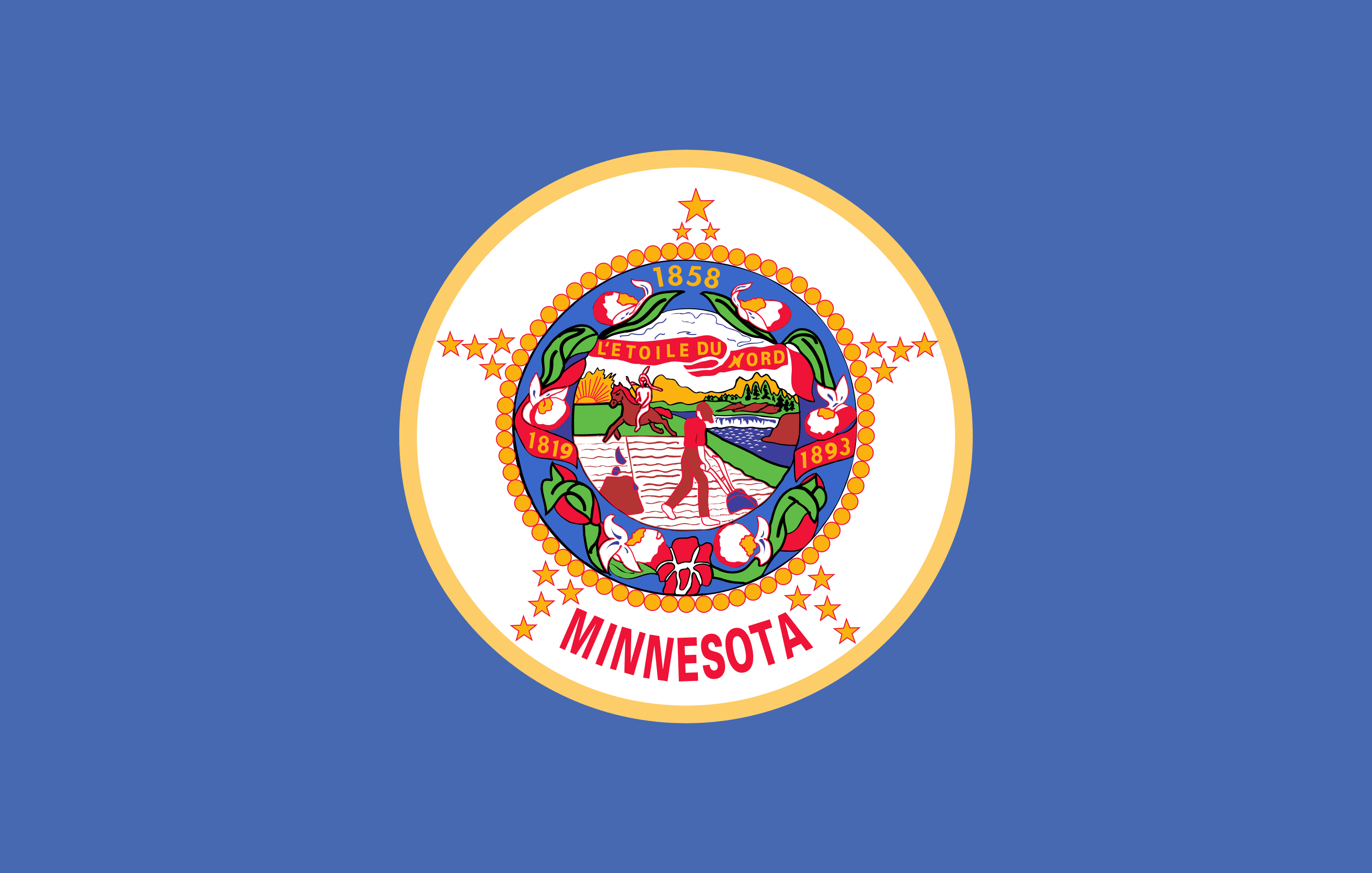 Flag of Minnesota.svg Ringing Cedars of Russia USA + Canada, Anastasia USA