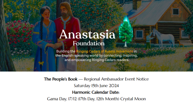 Screenshot 2024 05 29 214133 Ringing Cedars of Russia USA + Canada | Anastasia Foundation